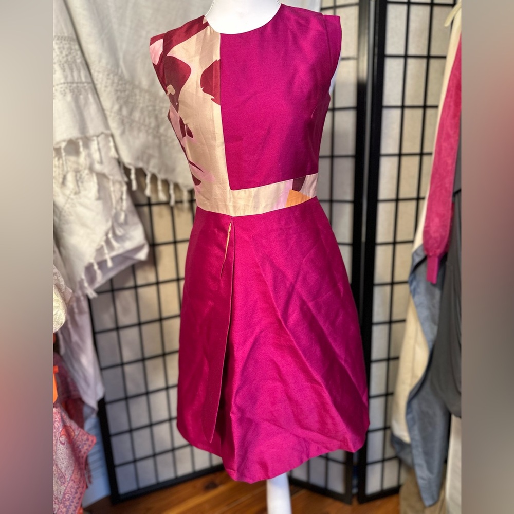 Raoul Fuchsia Sleeveless Dress